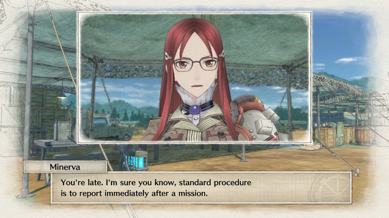Mildly snooty senior officer that just so happens to have red hair? Check.